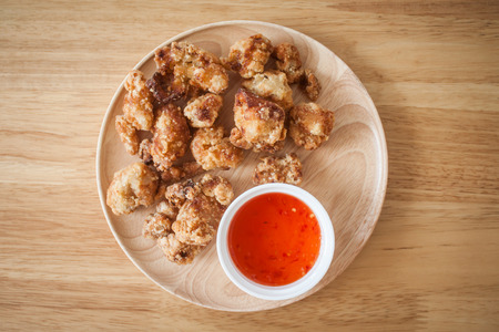 Fried chicken Karaage - Japanese food vintage toneの写真素材