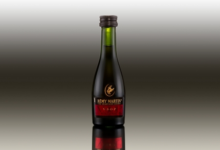 Remy Martin Cognac miniature bottlesのeditorial素材