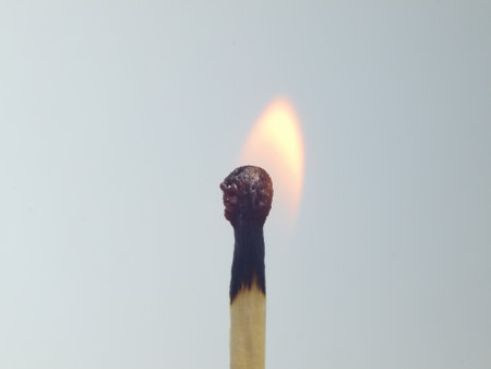 Matches. Wooden matches with sulfur. Fire.の写真素材
