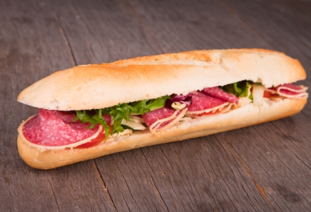 Fresh baguette の写真素材