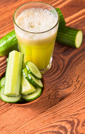 cucumber fresh juice drink の写真素材