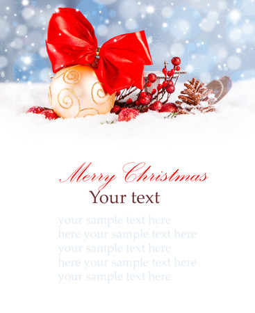 Christmas decoration Holiday backgroundの写真素材