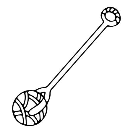 Simple vector illustration of a children's toy doodle icon.のイラスト素材
