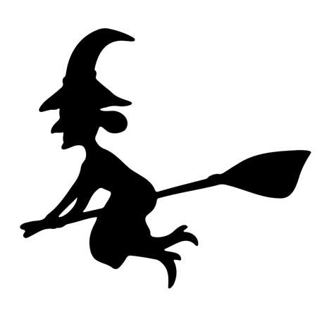 halloween witch doodle icon simple vector doodle iconのイラスト素材