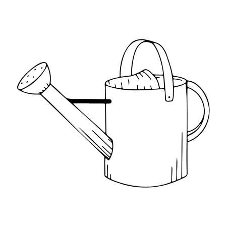 Gardening gloves, gardening tools, garden and vegetable garden iconsのイラスト素材