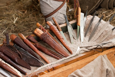 Collection of hand made knifes