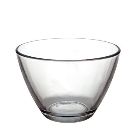 Glass cup on white backgroundの写真素材