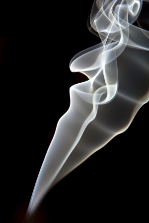 Abstract smoke on a black backgroundの写真素材