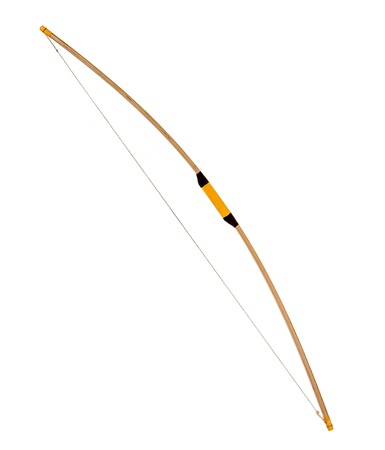 Bow isolated over white background
