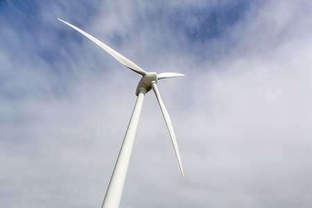 Wind turbine for electric power productionの写真素材