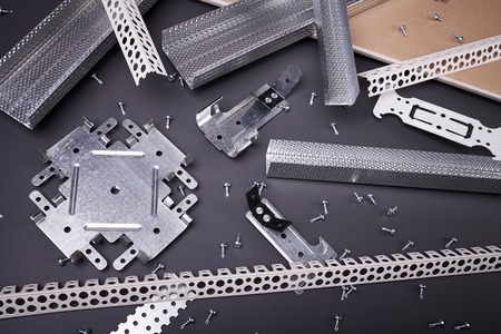Profile for plasterboard, gypsum board, plasterboard fastening, set of building profiles, building...