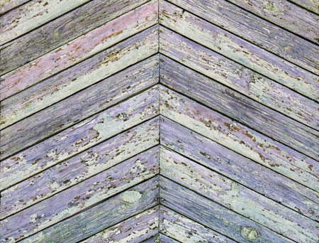 Old grunge wooden planks background with peeling paint.の写真素材