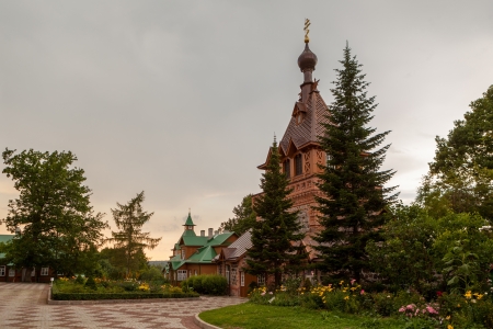 Pjuhtitsky Uspensky Stavropigialnyj a female monastery   Kuremjae Estoniaの写真素材