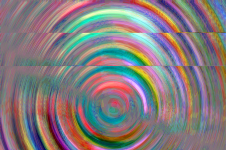 Multicolored spiral circles for the background, texture etc.の写真素材