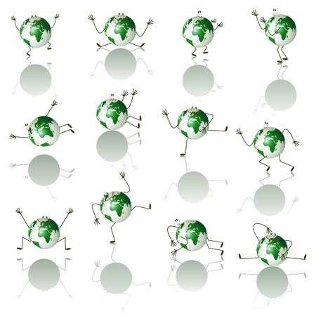 Personified Earth のイラスト素材