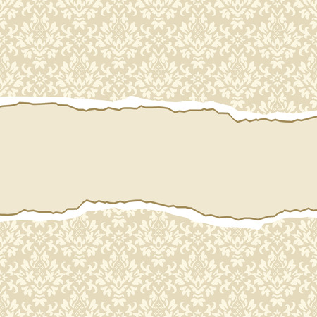 Vintage background, wallpaper tornのイラスト素材