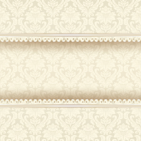 Vintage background, invitation cards in an vintage-styleのイラスト素材