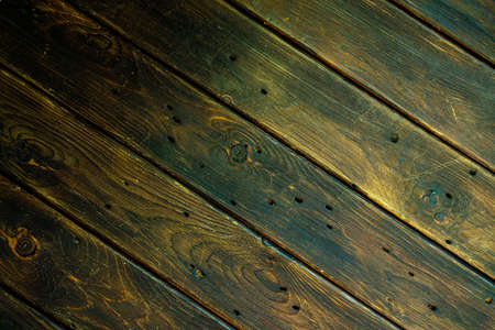 Old wooden boards. wood texture. Can be used as background. high quality photoの写真素材