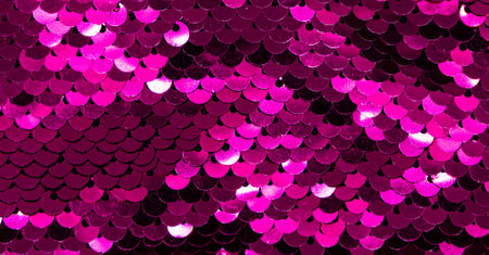 Colorful sequins sparkling background. Texture of sequins. high quality photoの写真素材