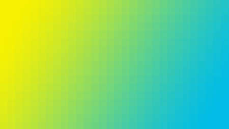 abstract background consisting of squares. Color gradient from blue to yellow.. High quality photoの写真素材
