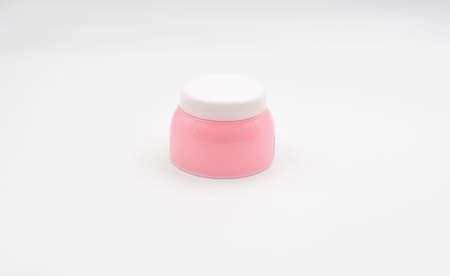 cream bottle isolated white background. high quality photoの写真素材