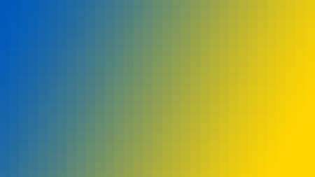 abstract background consisting of squares. Color gradient from blue to yellow.. High quality photoの写真素材