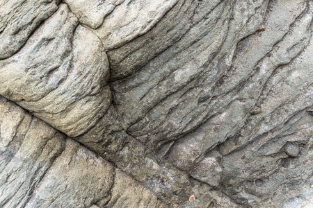 The rocks are colorful rock formations that have been deposited over hundreds of years. background and texture. high quality photoの写真素材