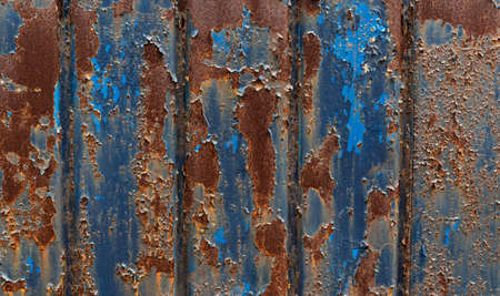 The texture of the fence from the old metal sheet. Sample of an old metal sheet. high quality photoの写真素材
