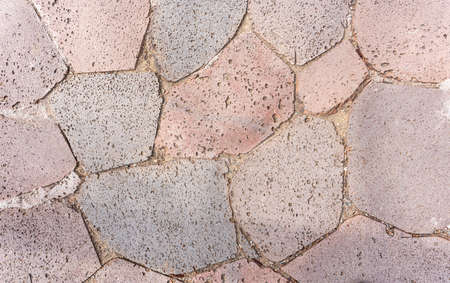 stone pavement with abstract pattern. high quality photoの写真素材
