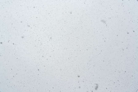 Snowfall texture snowflakes on blurred background weather design. high quality photoの写真素材