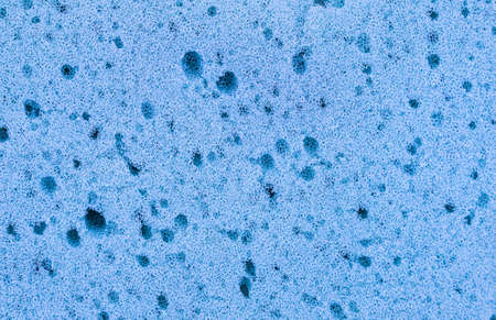 blue sponge texture isolated on white background. high quality photo