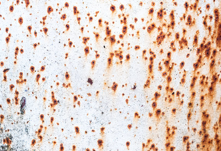 Panoramic grunge rusted metal texture, rusty and oxidized metal background. old metal iron panel. high quality photoの写真素材