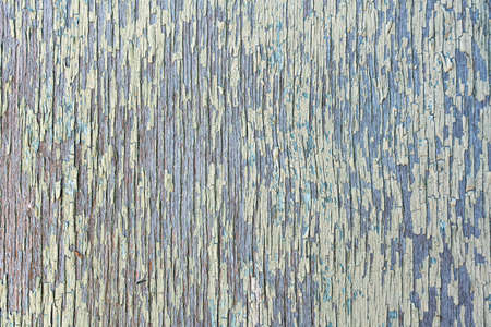 vertical wooden board, fence texture, old paint, cracks High quality photoの写真素材