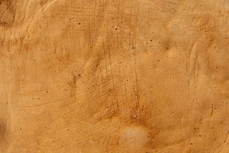 Clay wall texture and background from clay house.The house walls are made from clay.の写真素材