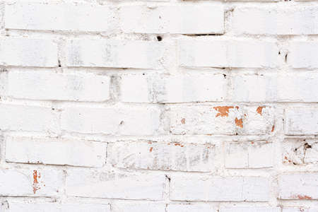 Abstract white brick wall textured background. high quality photoの写真素材