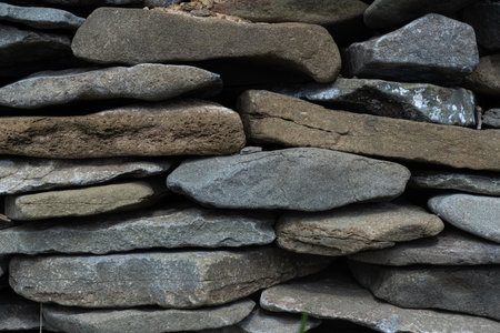 Walls made of stone, stone background. High quality photo. high quality photoの写真素材