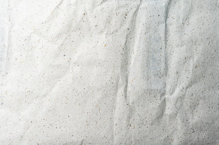 White crumpled paper background, texture old for web design screensavers. Template for various purposes or creating packaging. high quality photoの写真素材