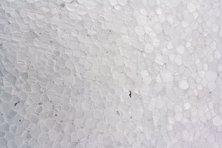 foam board. Synthetic background texture. Detail made of plastic material.の写真素材