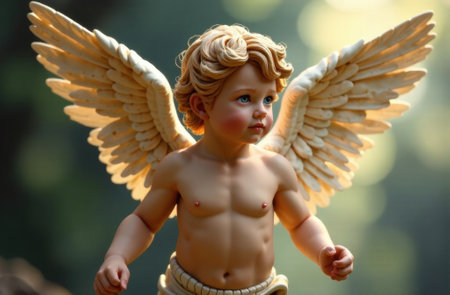 Watercolor "Cupid"の素材