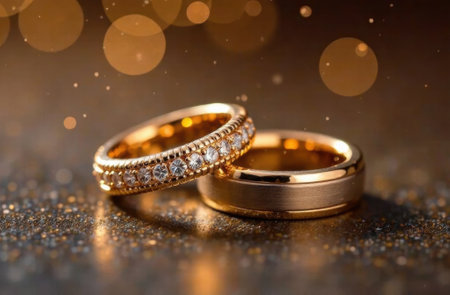 two wedding ringsの素材