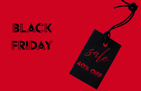 Space for text.Black Friday sale concept, clearance sale. Reduced price concept. Copy sapce.Black...