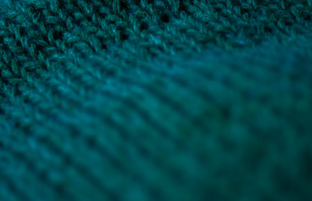 Handmade teal fabric texture for creative design and lifestyle projects.Real horizontal picture. Fabric texture cozy and modern, ideal for home decor, apparel design and brandig projects.の写真素材