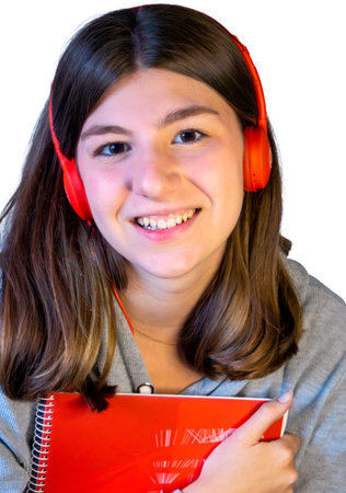 Young adolescent emotions for creative advertising visuals for digital lifestyle, technology, and...