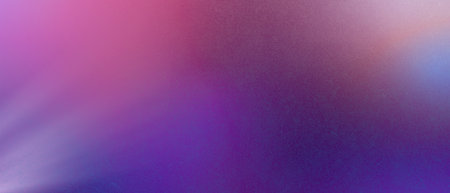 Creative horizontal violet background with holographic glow and smooth blur