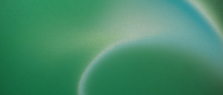 Horizontal green background with soft light effects, perfect for advertising and modern digital templates.Wide shot.の写真素材