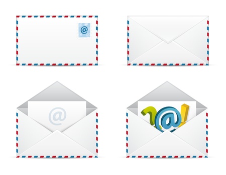 Set of Envelope Newsletter   Iconsのイラスト素材