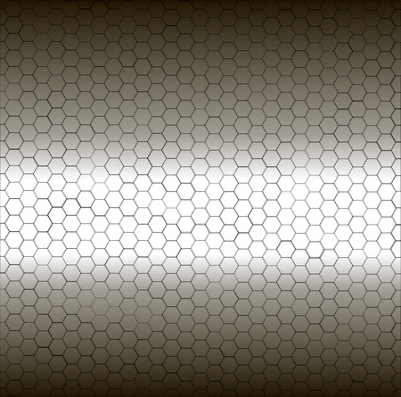 Seamless white and black pentagon background.のイラスト素材