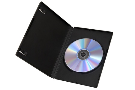 dvd case with cd inside with colourの写真素材