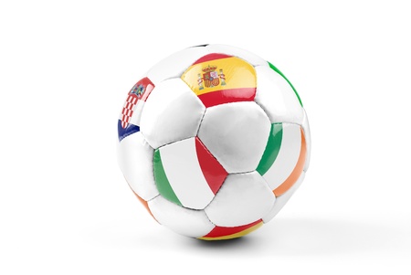 Group A Euro Cup 2012 ballの写真素材