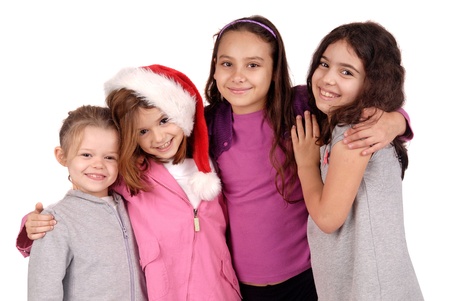 little kids posingの写真素材